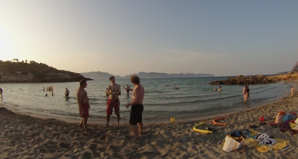Petit entrainement entre amis sur la plage n°1