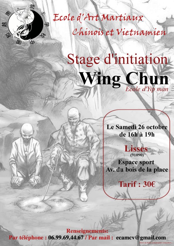 Stage de notre ami Sébastien Maître de Wing Chun